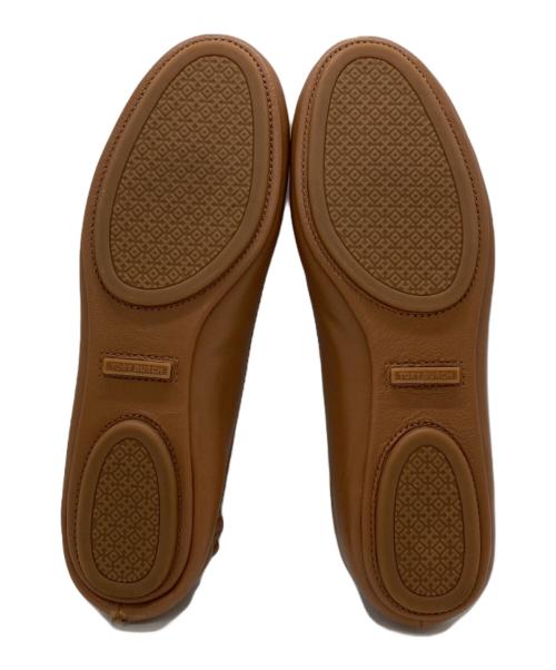 TORY BURCH（トリーバーチ）TORY BURCH (トリーバーチ) バレエシューズ ROYAL TAN/GOLD 232 サイズ:6 1/2の古着・服飾アイテム