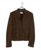 Fabiana Filippiファビアナフィリッピ）の古着「シルク混モヘヤジャケット」｜ブラウン