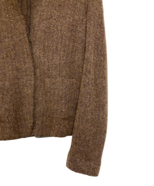 Fabiana Filippi（ファビアナフィリッピ）Fabiana Filippi (ファビアナフィリッピ) シルク混モヘヤジャケット ブラウン サイズ:XSの古着・服飾アイテム