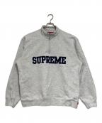 SUPREMEシュプリーム）の古着「Collegiate Half Zip Pullover」｜グレー