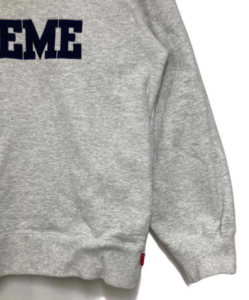 SUPREME（シュプリーム）SUPREME (シュプリーム) Collegiate Half Zip Pullover グレー サイズ:Lの古着・服飾アイテム