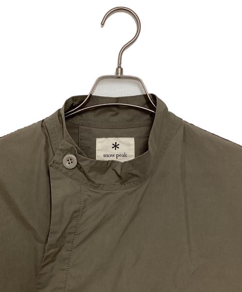 Snow peak（スノーピーク）snow peak (スノーピーク) Proof Canvas Nurse Coat カーキ サイズ:Sの古着・服飾アイテム