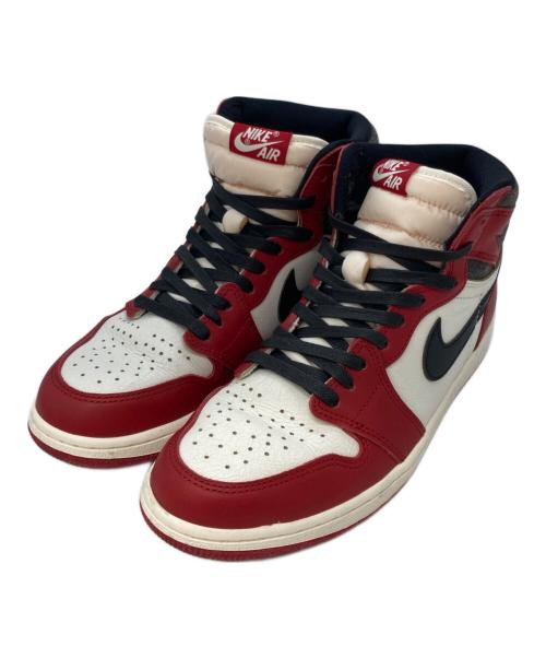 NIKE（ナイキ）NIKE (ナイキ) AIR JORDAN 1 RETRO HIGH OG レッド サイズ:US9の古着・服飾アイテム