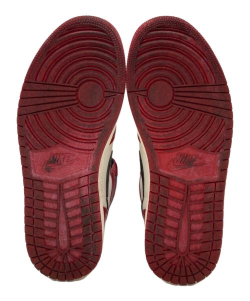 NIKE（ナイキ）NIKE (ナイキ) AIR JORDAN 1 RETRO HIGH OG レッド サイズ:US9の古着・服飾アイテム