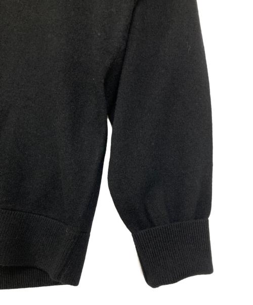 LACOSTE（ラコステ）LACOSTE (ラコステ) BEAUTY&YOUTH (ビューティーアンドユース) 別注ウールナイロンブレンドニットカーディガン ブラック サイズ:36の古着・服飾アイテム