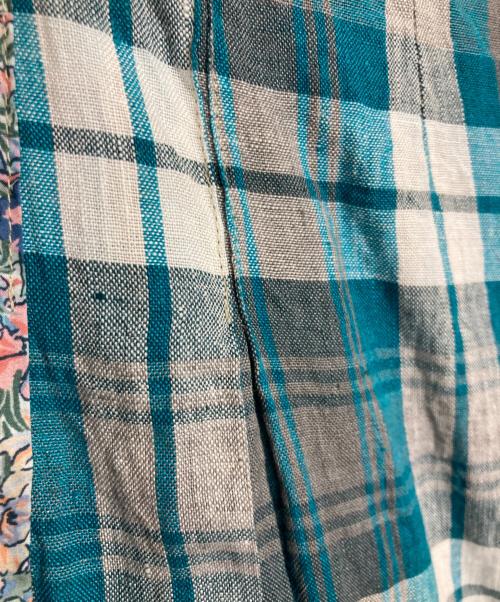 O'NEIL OF DUBLIN（オニールオブダブリン）O'NEIL OF DUBLIN (オニールオブダブリン) ラップスカート ブルー サイズ:8の古着・服飾アイテム