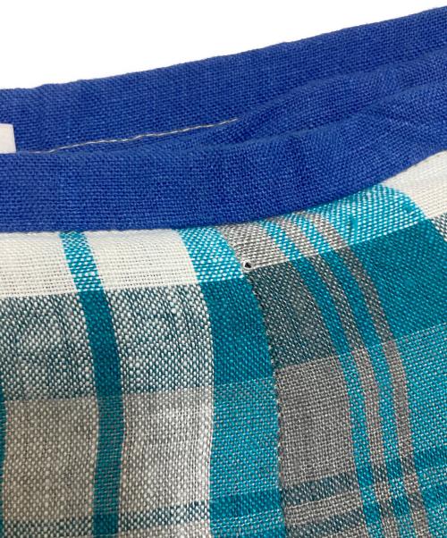 O'NEIL OF DUBLIN（オニールオブダブリン）O'NEIL OF DUBLIN (オニールオブダブリン) ラップスカート ブルー サイズ:8の古着・服飾アイテム