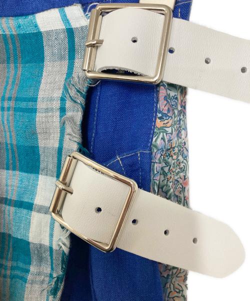 O'NEIL OF DUBLIN（オニールオブダブリン）O'NEIL OF DUBLIN (オニールオブダブリン) ラップスカート ブルー サイズ:8の古着・服飾アイテム