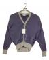 HERILL（ヘリル）の古着「Suvin cotton Sweat cardigan」｜パープル