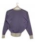 HERILL (ヘリル) Suvin cotton Sweat cardigan パープル サイズ:３：18000円