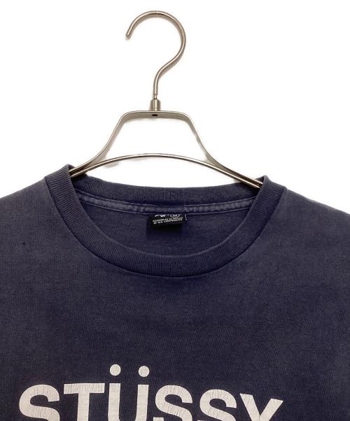 stussy（ステューシー）stussy (ステューシー) FREEDOM プリントTシャツ ネイビー サイズ:Mの古着・服飾アイテム