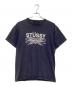 stussy（ステューシー）の古着「FREEDOM プリントTシャツ」｜ネイビー