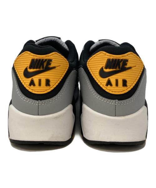 NIKE（ナイキ）NIKE (ナイキ) AIR MAX 90 グレー×イエロー サイズ:US8.5の古着・服飾アイテム