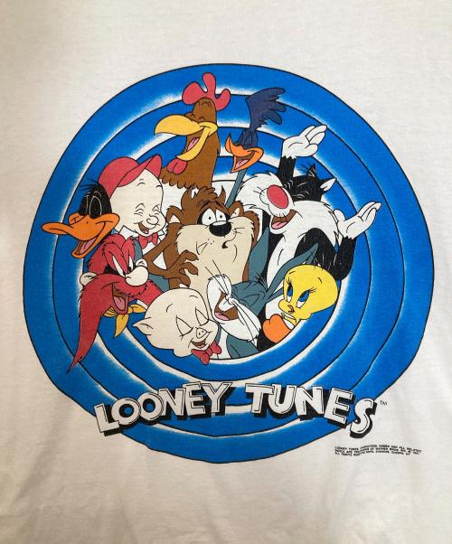 CHANGES（チェンジズ）CHANGES (チェンジズ) LOONEY TUNES (ルーニーチューンズ) プリントTシャツ ホワイト サイズ:Lの古着・服飾アイテム