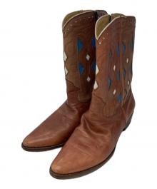 als attire（アルズアタイア）の古着「サイドジップ ウェスタンブーツ」｜ブラウン