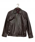 AVIREXアヴィレックス）の古着「コンフォータブル レザー スイング トップ」｜ブラウン