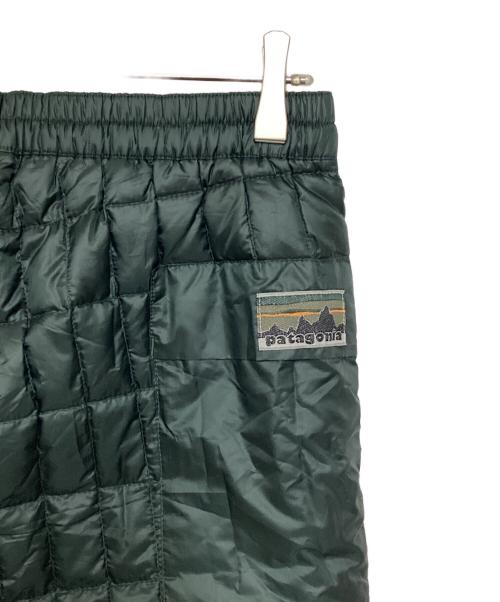 Patagonia（パタゴニア）Patagonia (パタゴニア) Recycled Down Pants グリーン サイズ:Sの古着・服飾アイテム