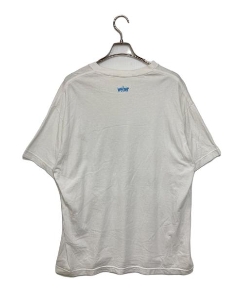 WEBER（ウェーバー）Weber (ウェーバー) Disney (ディズニー) リトルグリーンメンプリントTシャツ ホワイト サイズ:XLの古着・服飾アイテム