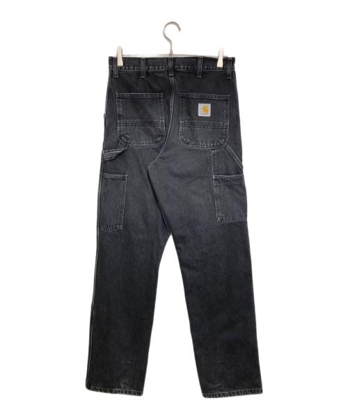 CarHartt（カーハート）CarHartt (カーハート) ダブルニーパンツ ブラック サイズ:28/32の古着・服飾アイテム