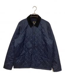 Barbour（バブアー）の古着「HERRON QUILT JACKET」｜ネイビー