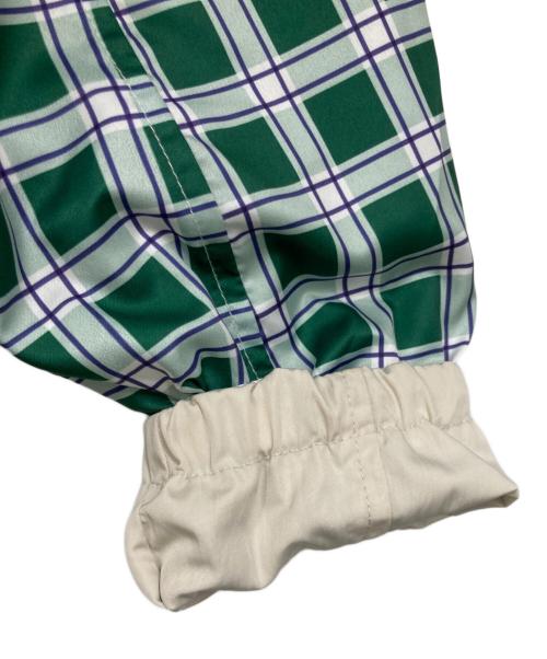 ANTIMID（アンチミッド）ANTIMID (アンチミッド) REVERSIBLE SHELL JACKET グリーン×ベージュ サイズ:Ｍの古着・服飾アイテム