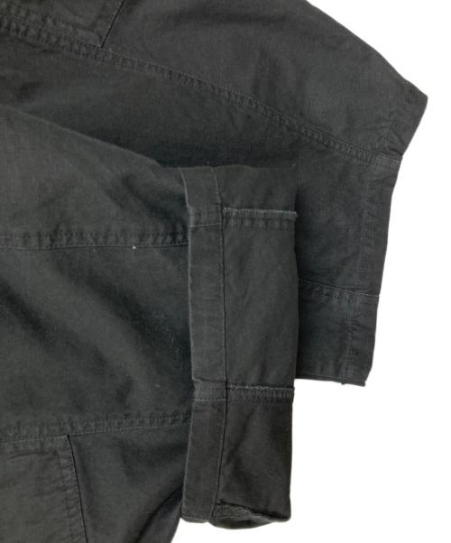 EMESTUDIOUS（エメストゥディオス）EMESTUDIOUS (エメストゥディオス) ワイドレッグバギーカーブカーゴパンツ ブラック サイズ:34の古着・服飾アイテム