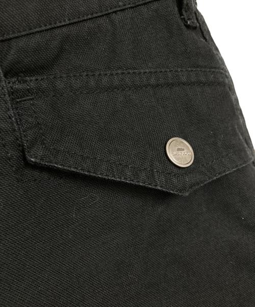 EMESTUDIOUS（エメストゥディオス）EMESTUDIOUS (エメストゥディオス) ワイドレッグバギーカーブカーゴパンツ ブラック サイズ:34の古着・服飾アイテム