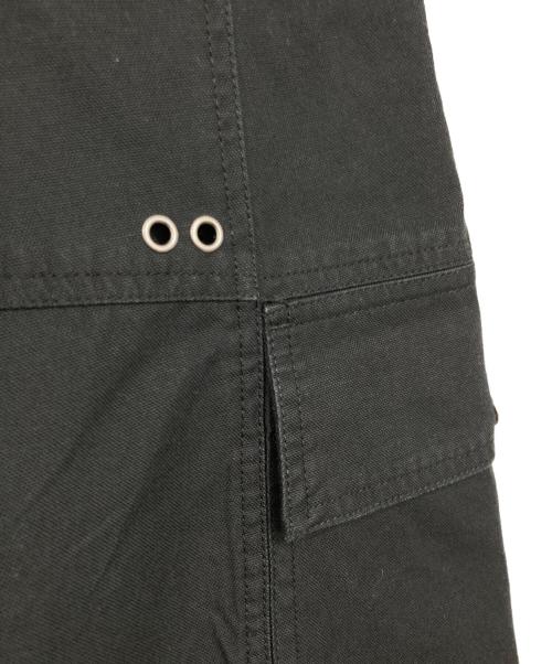 EMESTUDIOUS（エメストゥディオス）EMESTUDIOUS (エメストゥディオス) ワイドレッグバギーカーブカーゴパンツ ブラック サイズ:34の古着・服飾アイテム