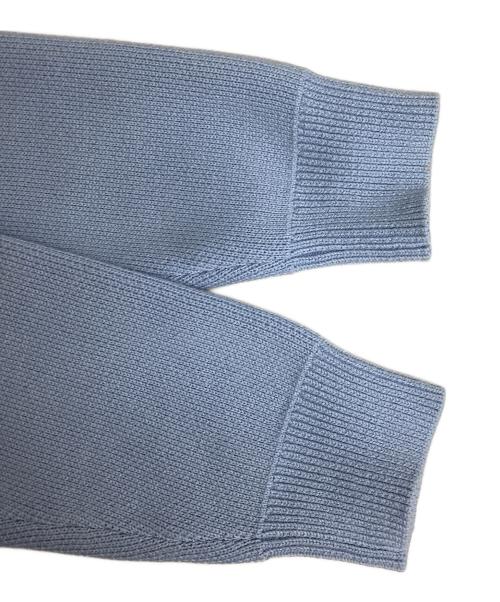 Palais Projects（パレ・プロジェクト）Palais Projects (パレ・プロジェクト) Single O-Neck Knit/シングルオーネックニット ブルー サイズ:XS 未使用品の古着・服飾アイテム