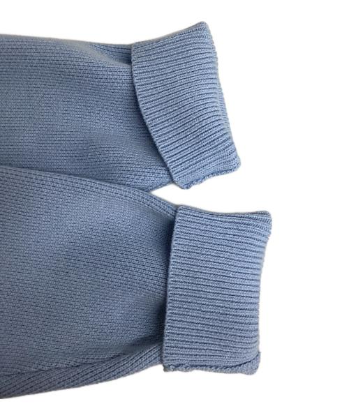 Palais Projects（パレ・プロジェクト）Palais Projects (パレ・プロジェクト) Single O-Neck Knit/シングルオーネックニット ブルー サイズ:XS 未使用品の古着・服飾アイテム