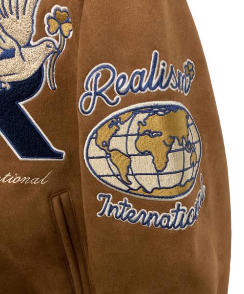 REALISM（リアリズム）REALISM (リアリズム) SSS REALISM WORLDWIDE COACHES JACKET ブラウン サイズ:XXS 未使用品の古着・服飾アイテム