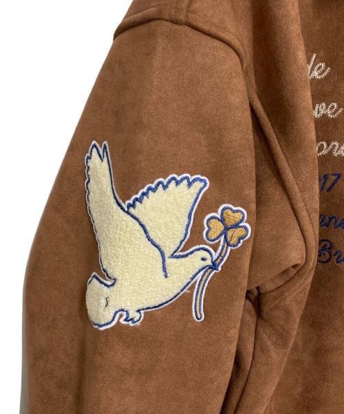 REALISM（リアリズム）REALISM (リアリズム) SSS REALISM WORLDWIDE COACHES JACKET ブラウン サイズ:XXS 未使用品の古着・服飾アイテム