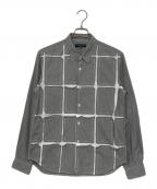 COMME des GARCONSコムデギャルソン）の古着「パッチワークシャツ」｜グレー