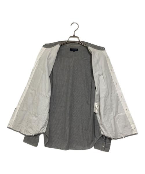 COMME des GARCONS（コムデギャルソン）COMME des GARCONS (コムデギャルソン) パッチワークシャツ グレー サイズ:Mの古着・服飾アイテム