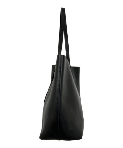 ANYA HINDMARCH（アニヤ・ハインドマーチ）ANYA HINDMARCH (アニヤ・ハインドマーチ) Ebury Eyes Leather Shopper Bag ブラックの古着・服飾アイテム