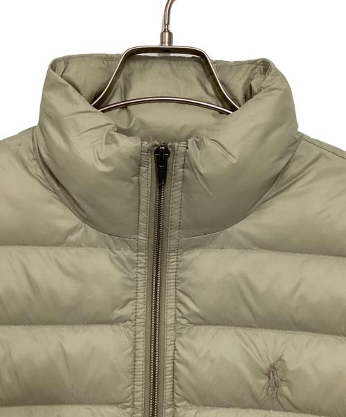 POLO RALPH LAUREN（ポロ・ラルフローレン）POLO RALPH LAUREN (ポロ・ラルフローレン) 中綿ジャケット ベージュ サイズ:Sの古着・服飾アイテム