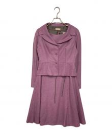 Sybilla×LORO PIANA（シビラ×ロロピアーナ）の古着「ウールカシミヤセットアップワンピース」｜ピンク