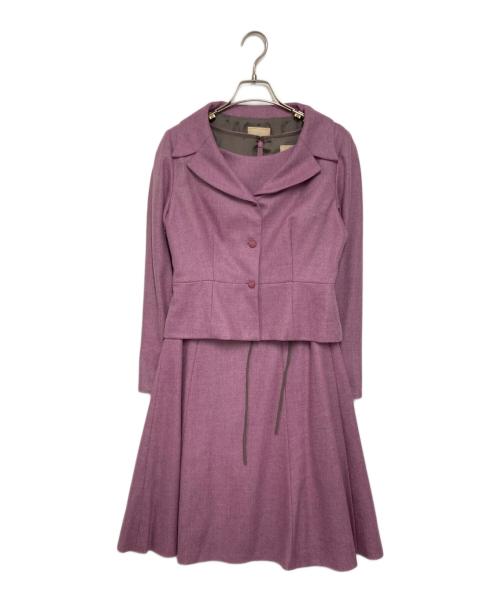 Sybilla（シビラ）Sybilla (シビラ) LORO PIANA (ロロピアーナ) ウールカシミヤセットアップワンピース ピンク サイズ:Mの古着・服飾アイテム