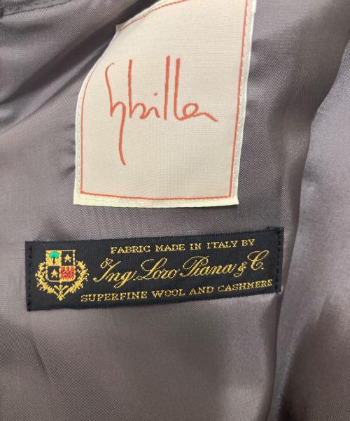 Sybilla（シビラ）Sybilla (シビラ) LORO PIANA (ロロピアーナ) ウールカシミヤセットアップワンピース ピンク サイズ:Mの古着・服飾アイテム