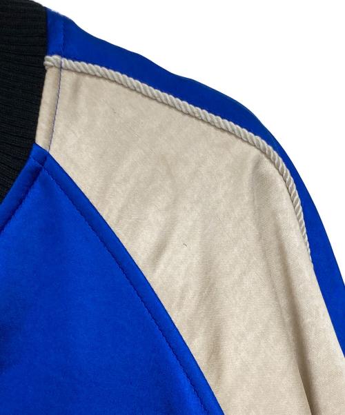 Y-3（ワイスリー）Y-3 (ワイスリー) JFA スーベニアジャケット ブルー×ブラック サイズ:XLの古着・服飾アイテム