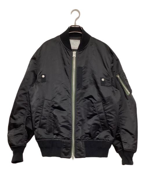 sacai（サカイ）sacai (サカイ) MADSAKI (マドサキ) Nylon Twill Blouson ブラック サイズ:3の古着・服飾アイテム