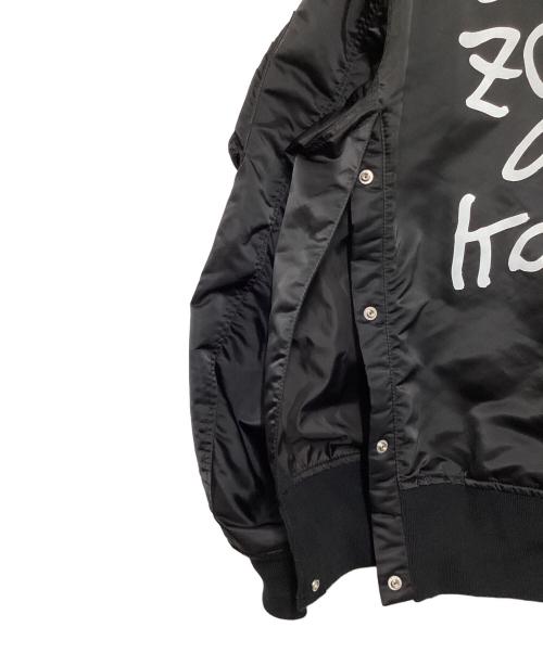 sacai（サカイ）sacai (サカイ) MADSAKI (マドサキ) Nylon Twill Blouson ブラック サイズ:3の古着・服飾アイテム
