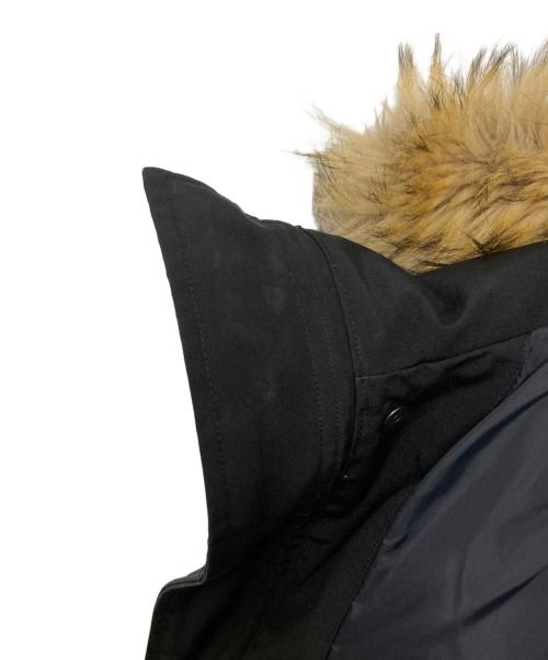 DANTON（ダントン）DANTON (ダントン) FAKE FUR HOODED DOWN COAT ブラック サイズ:Mの古着・服飾アイテム