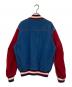 GUCCI (グッチ) スタジアムブルゾン ブルー×レッド サイズ:46：50000円