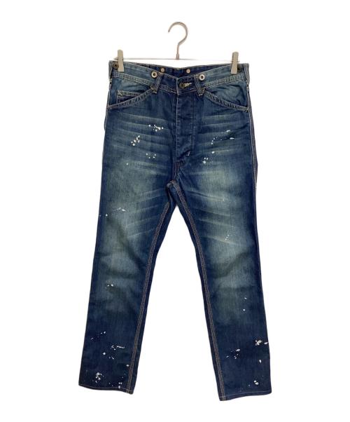 RRL（ダブルアールエル）RRL (ダブルアールエル) ペイントデニムパンツ インディゴ サイズ:30の古着・服飾アイテム
