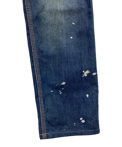 RRL（ダブルアールエル）RRL (ダブルアールエル) ペイントデニムパンツ インディゴ サイズ:30の古着・服飾アイテム