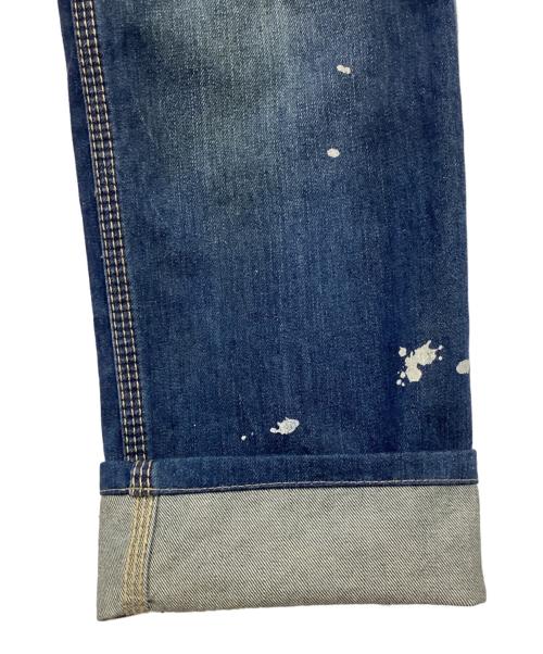 RRL（ダブルアールエル）RRL (ダブルアールエル) ペイントデニムパンツ インディゴ サイズ:30の古着・服飾アイテム