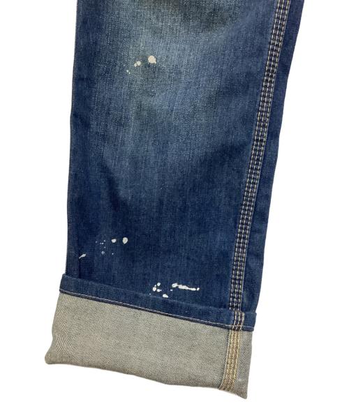RRL（ダブルアールエル）RRL (ダブルアールエル) ペイントデニムパンツ インディゴ サイズ:30の古着・服飾アイテム