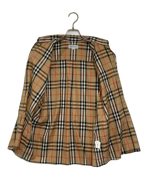 Burberry's（バーバリー）Burberry's (バーバリー) ノバチェックレギュラーカラーシャツ ブラウン サイズ:Mの古着・服飾アイテム