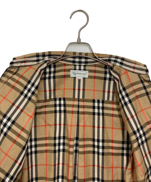 Burberry's（バーバリー）Burberry's (バーバリー) ノバチェックレギュラーカラーシャツ ブラウン サイズ:Mの古着・服飾アイテム